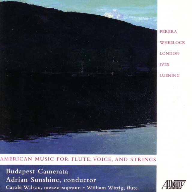 American Music for Flute, Voice & Strings cover art
