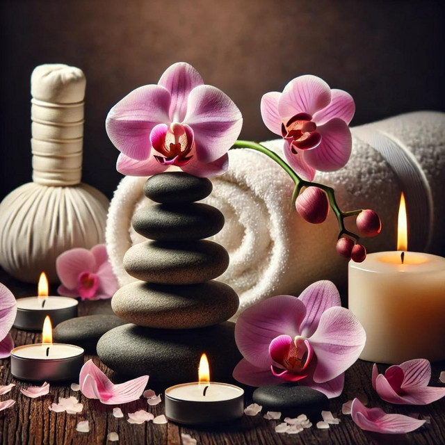 Meditación en Spa: Musicoterapia Relajante para Aliviar el Estrés, Ambiente Tranquilo para Practicar Yoga y Relajarse cover art