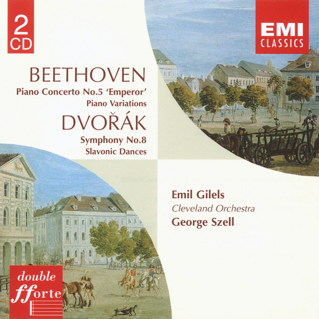 Обкладинка Emil Gilels — Beethoven Piano Concerto No. 5. Variations. Dvorák Symphony No. 8