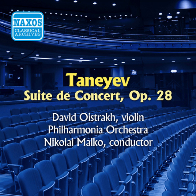 Taneyev: Suite De Concert (Oistrakh) (1955)