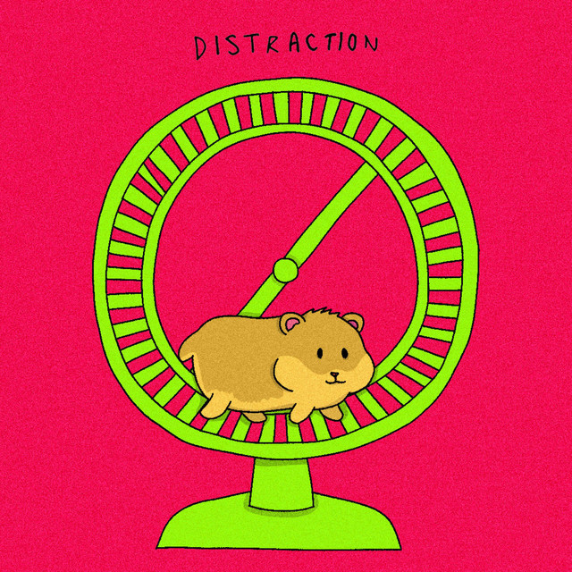 Distraction cover