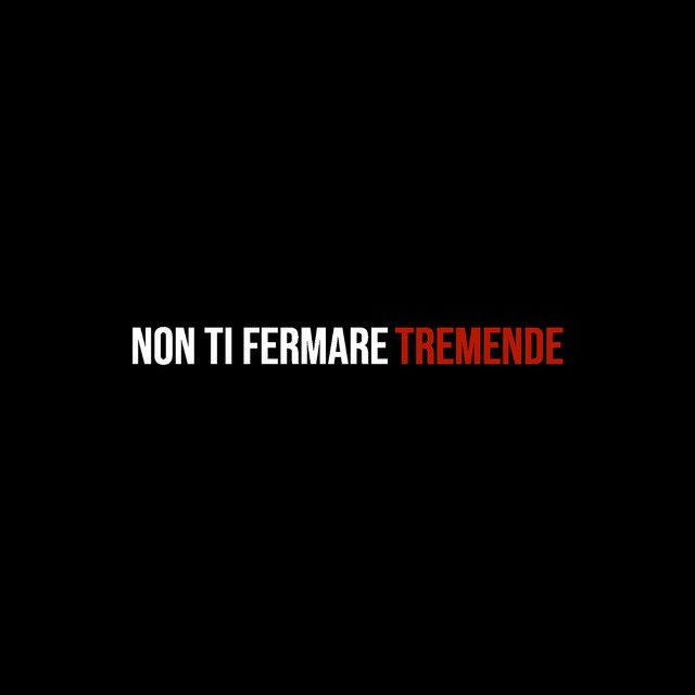 Non ti fermare cover