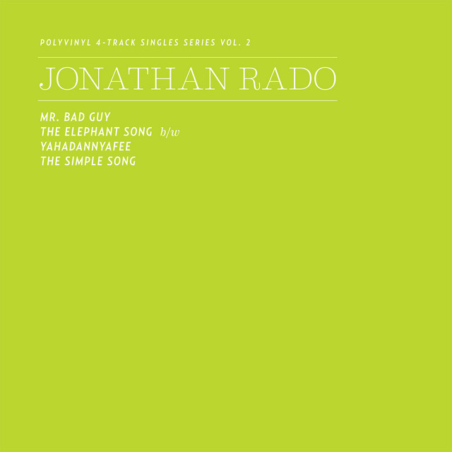 Polyvinyl 4-Track Singles Series, Vol. 2 - Single by Jonathan Rado ...