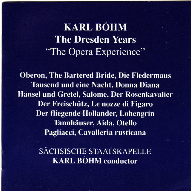 The Dresden Years - The Opera Experience cover art