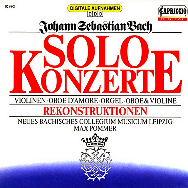 Bach: Solo Concertos cover