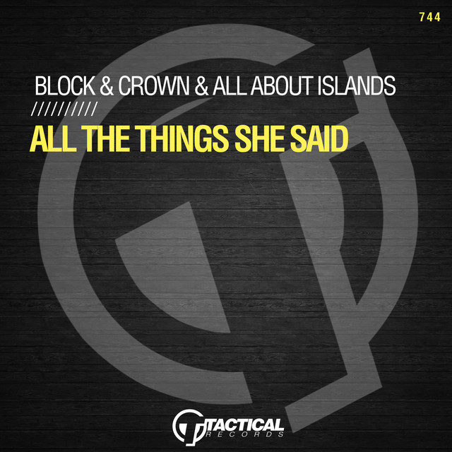 All The Things She Said album art