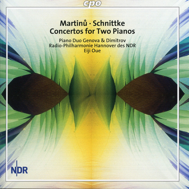Martinu & Schnittke: Concertos for 2 Pianos cover art
