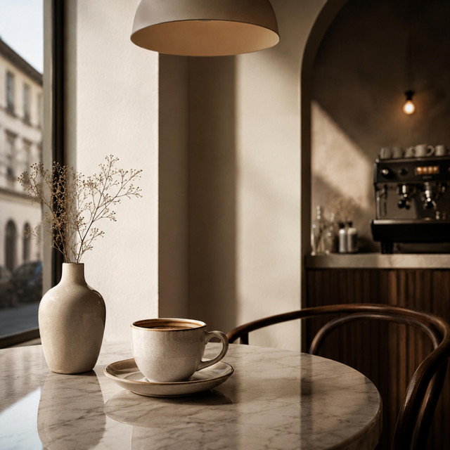 Timeless coffee shop
