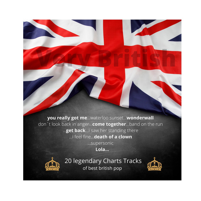 Very British: 20 Legendary Charts Tracks of Best British Pop cover art