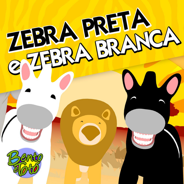 Zebra Preta e Zebra Branca by Bento e Totó