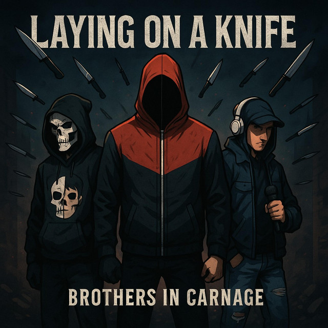 Laying on a knife