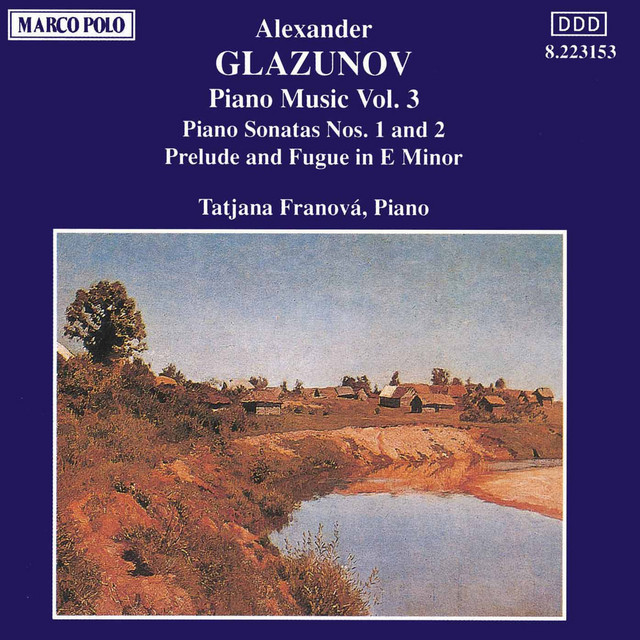 Glazunov: Piano Music, Vol. 3 cover art