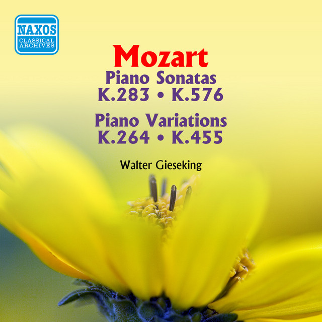 Mozart: Piano Sonatas Nos. 5 and 18 (Gieseking) (1953-54)