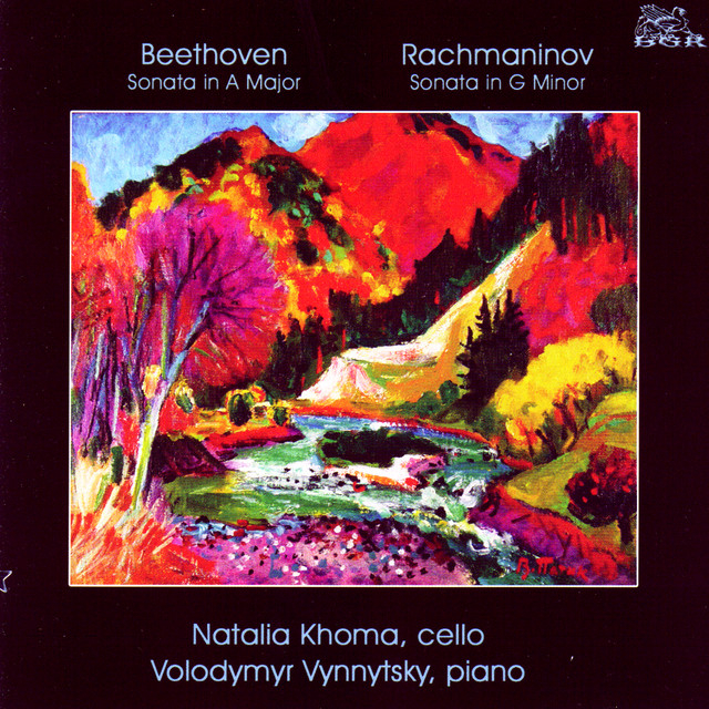 Cello Sonatas by Beethoven & Rachmaninov cover art