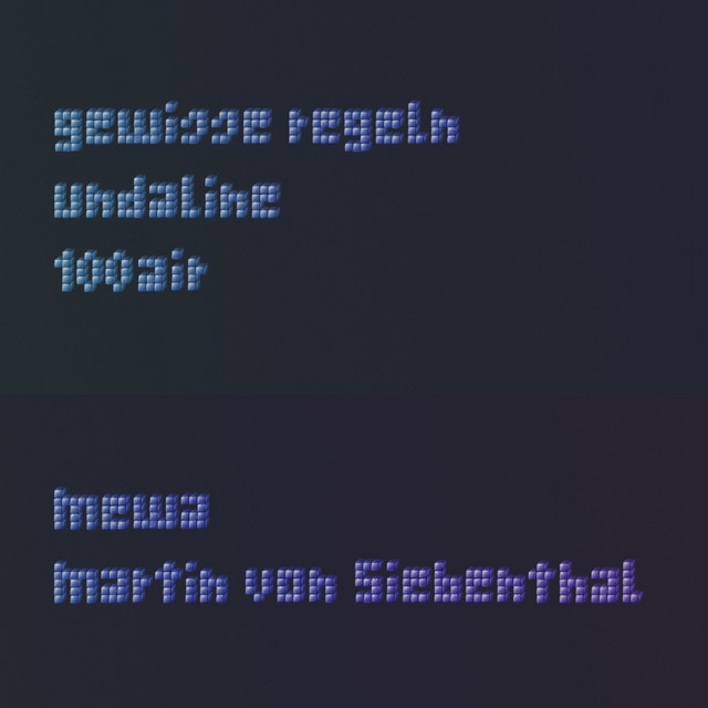 Gewisse Regeln cover art