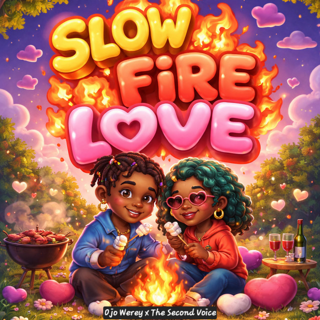 Album cover for Slow Fire Love by Ojo Werey
