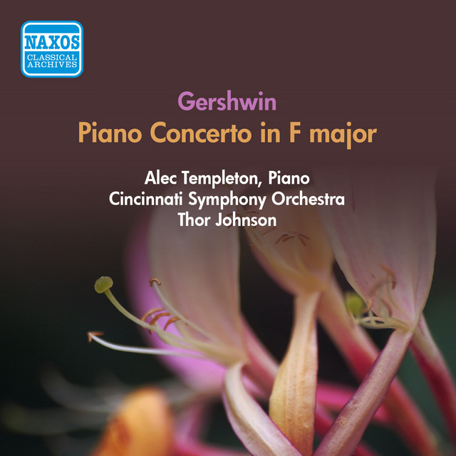Gershwin, G.: Piano Concerto in F Major (Templeton, Cincinnati Symphony, T. Johnson) (1953)