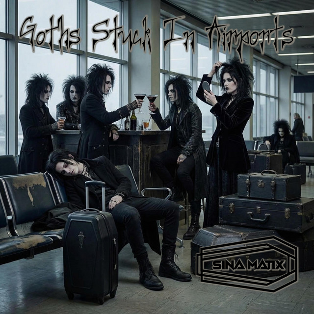 Goths Stuck in Airports