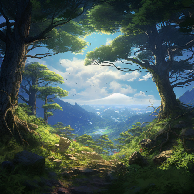 Cover art: Through Trees — BƱBBLE