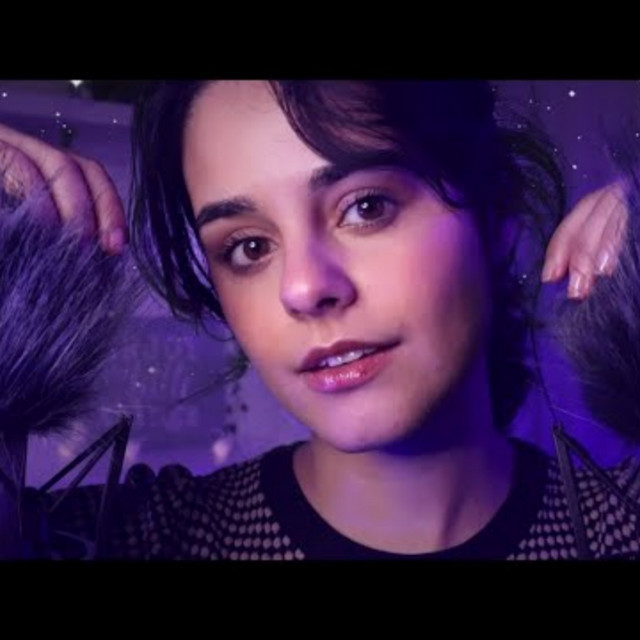 ASMR FLUFFY MICS & Ear to Ear Whispers to SLEEP Breathy & Clicky Mix (You can close your eyes) cover art
