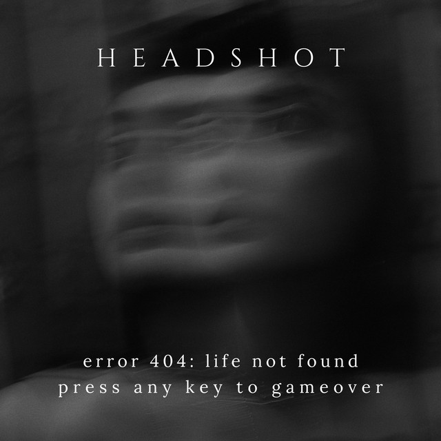 error 404: life not found. press any key to gameover cover art