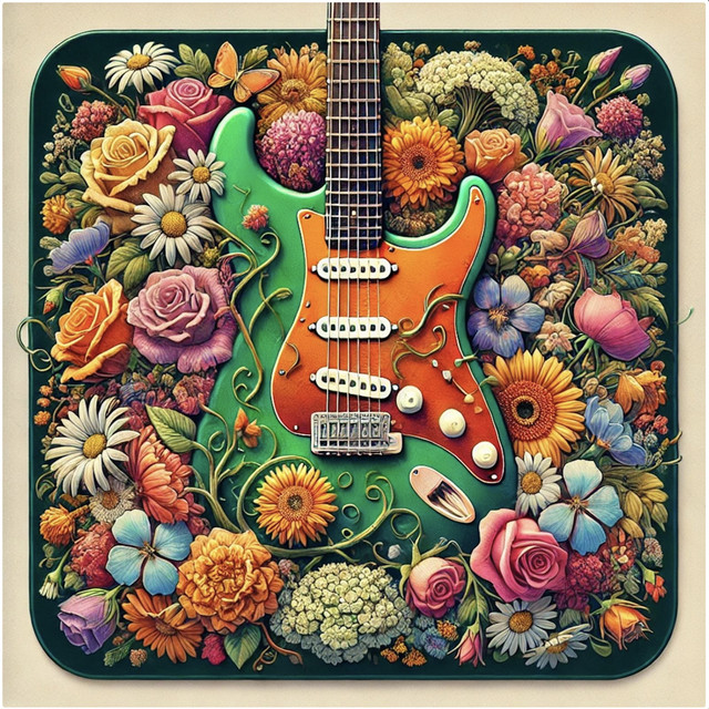 Guitar in Flowers cover art