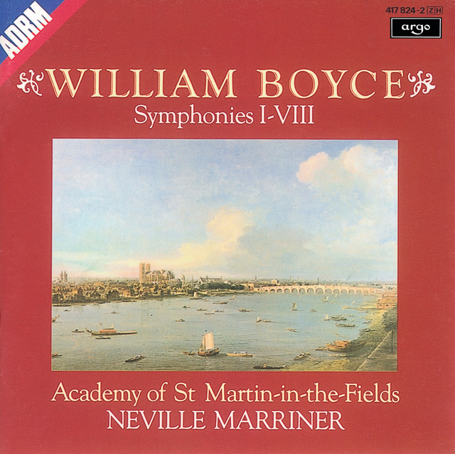 Boyce: Symphonies Nos. 1-8 cover art