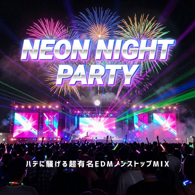Neon Night Party - Ultimate EDM Nonstop Mix (DJ Mix) cover