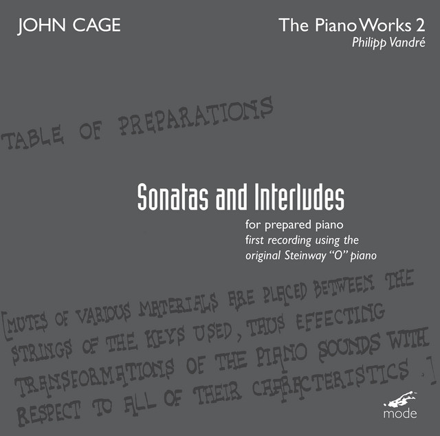 Cage: Sonatas & Interludes for Prepared Piano cover