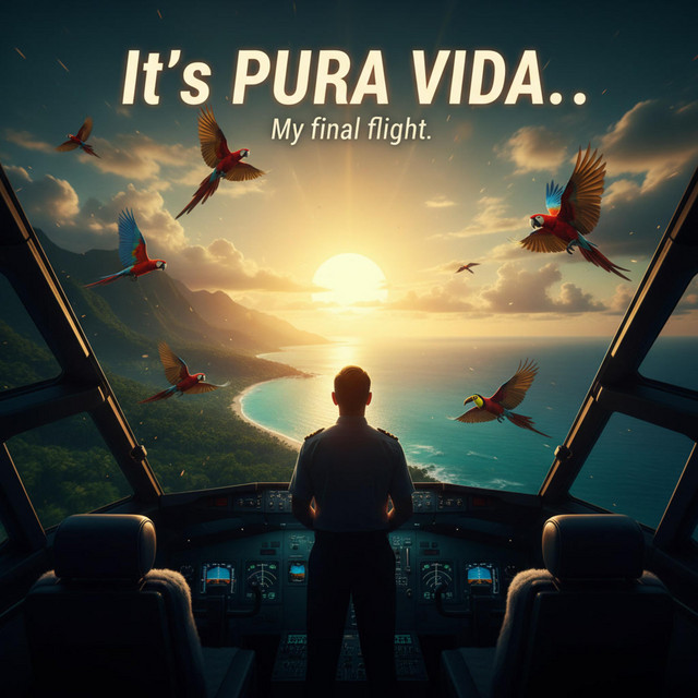 It’s PURA VIDA… My final flight.