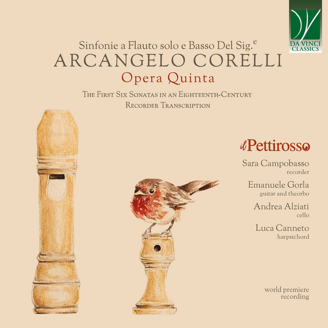 Corelli: Opera Quinta - The First Six Sonatas in an Eighteenth-Century Recorder Transcription album image