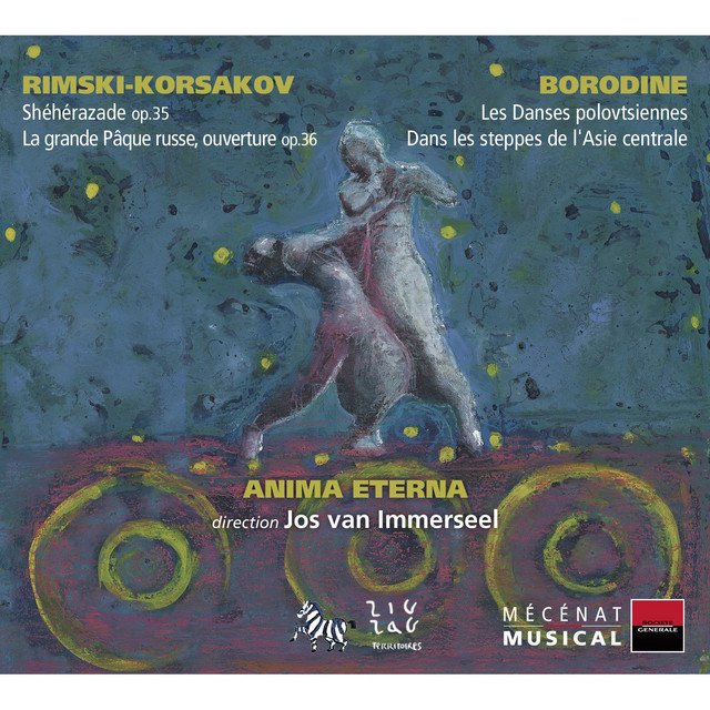 Rimski-Korsakov: Shéhérazade & La grande Pâque Russe - Borodine: Les Danses polovtsiennes & Dans les steppes de l'Asie Centrale cover art