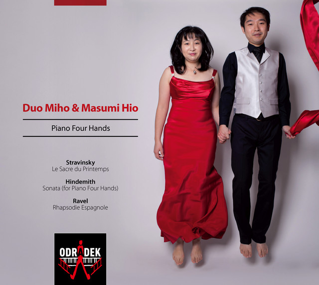 Piano Four Hands: Stravinsky: Rite of Spring - Hindemith: Sonata for Piano Four Hands - Ravel: Rhapsodie Espagnole cover art
