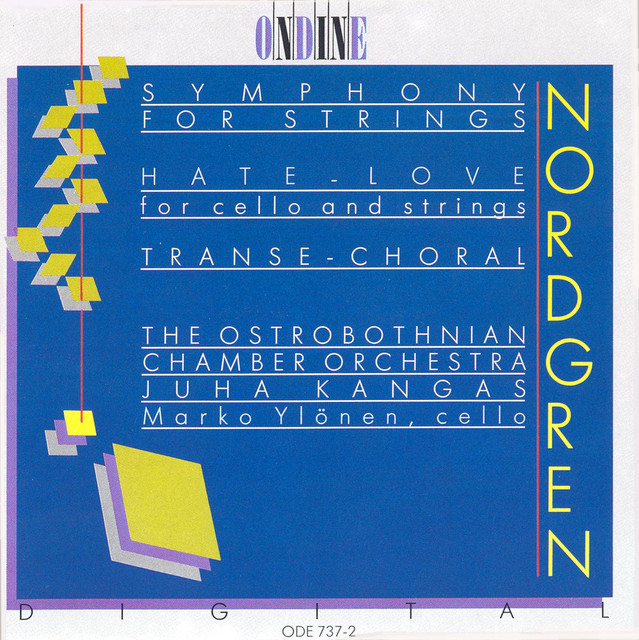 Nordgren, P.H.: Symphony for Strings / Hate-Love / Transe-Choral cover art