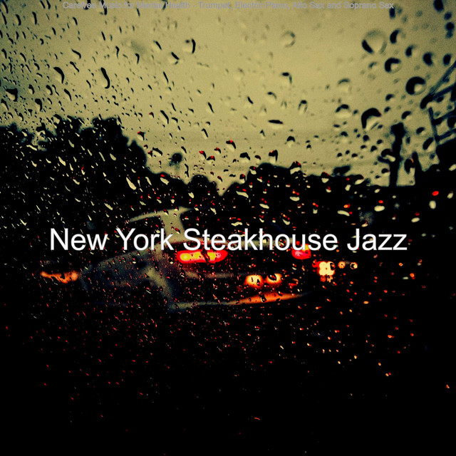 Carefree Music for Mental Health - Trumpet, Electric Piano, Alto Sax and Soprano Sax cover art