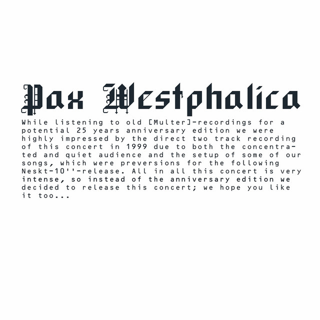 Pax Westfalica cover