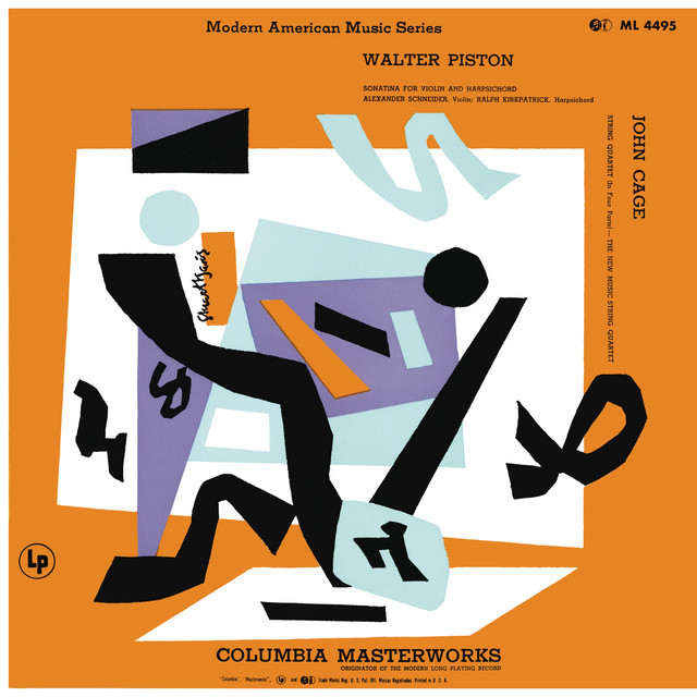 Piston: Sonatina for Violin and Piano & Cage: String Quartet in Four Parts (Remastered) cover art