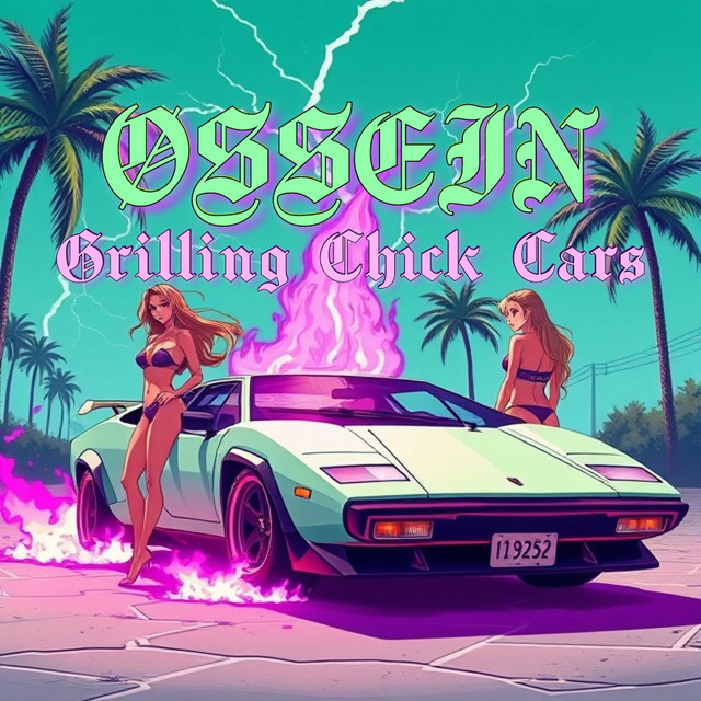 Grilling Chick Cars cover