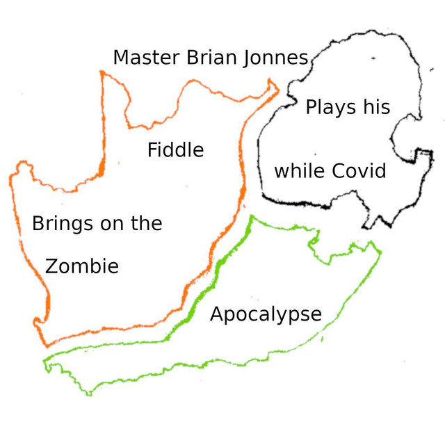 Master Brian Jonnes Plays His Fiddle While Covid Brings on the Zombie Apocalypse