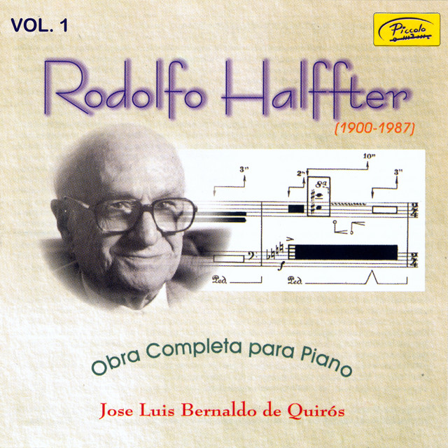 Rodolfo Halffter: Obra Completa Para Piano (Vol. 1) cover art