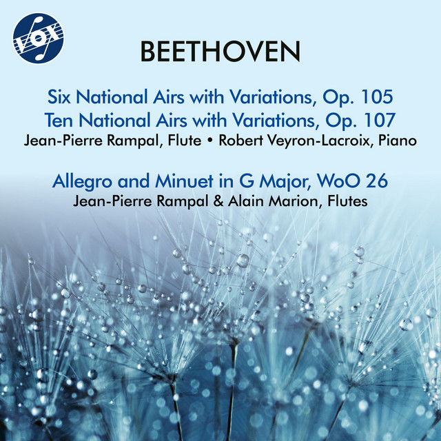 Beethoven: National Airs with Variations, Opp. 105 & 107 & Allegro & Minuet in G Major, WoO 26 cover art