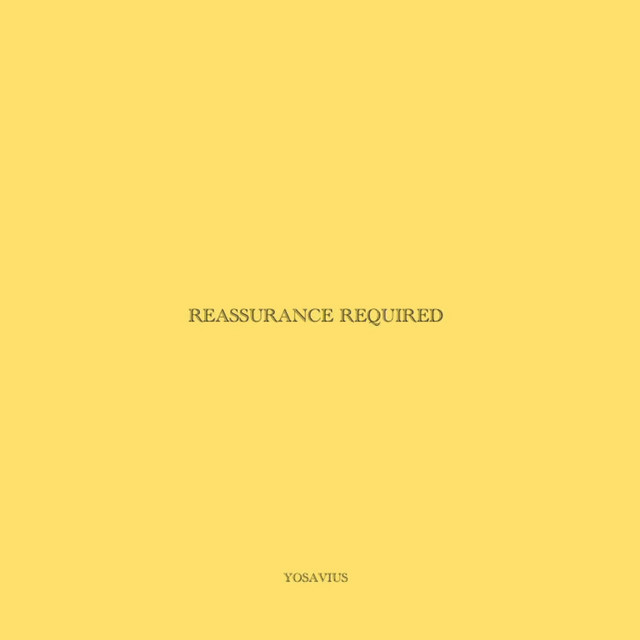 REASSURANCE REQUIRED cover art