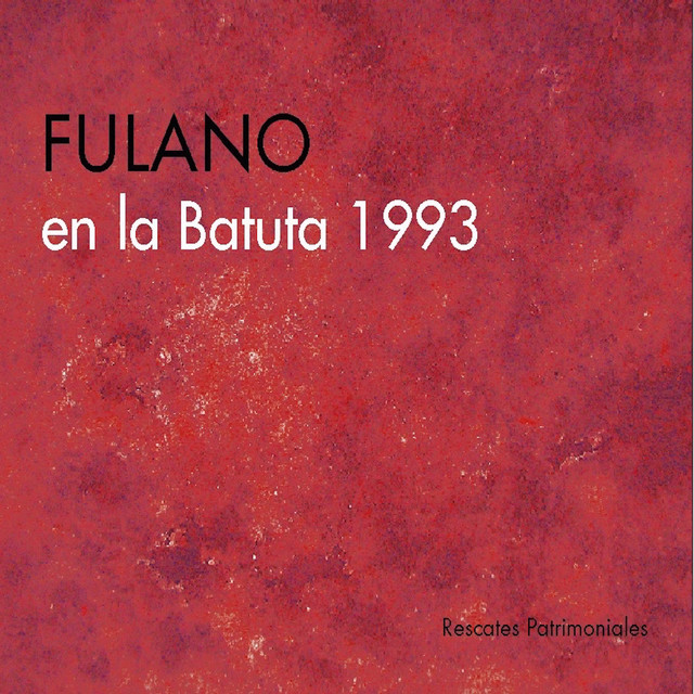 Fulano en la Batuta 1993 (En Vivo en Santiago de Chile) cover art