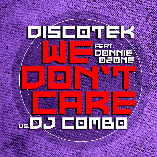 We Don't Care cover