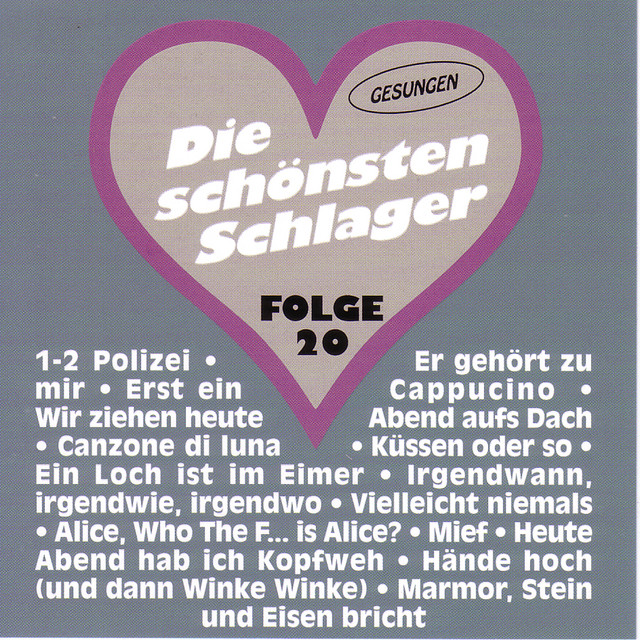 Die schönsten Schlager Folge 20 cover