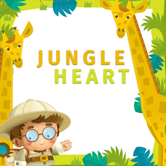 Jungle Heart: Relaxing Music for Children, Meditation Animal Sounds for Kids - Be Calm and Focused cover art