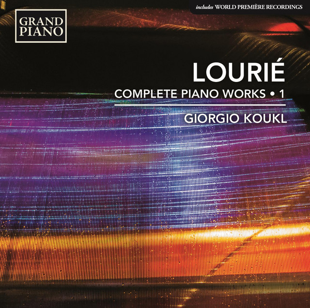 Louriè: Complete Piano Works, Vol. 1 cover