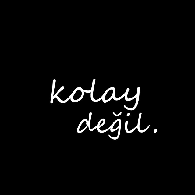 Kolay Değil cover art