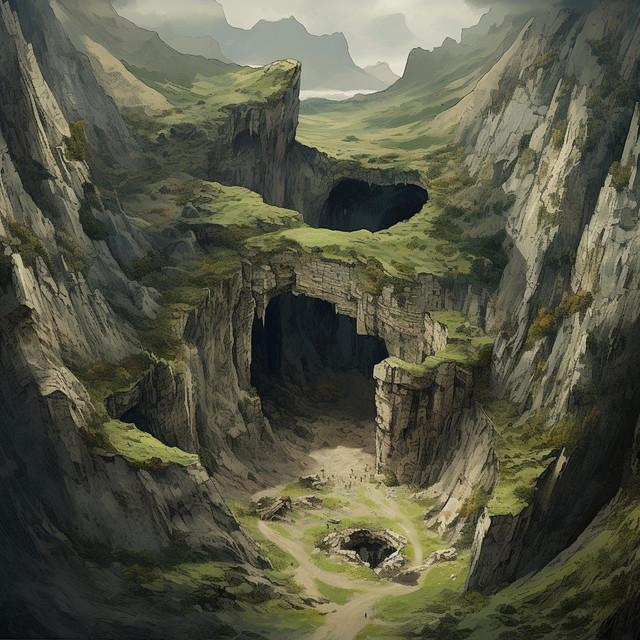 Caverns cover art