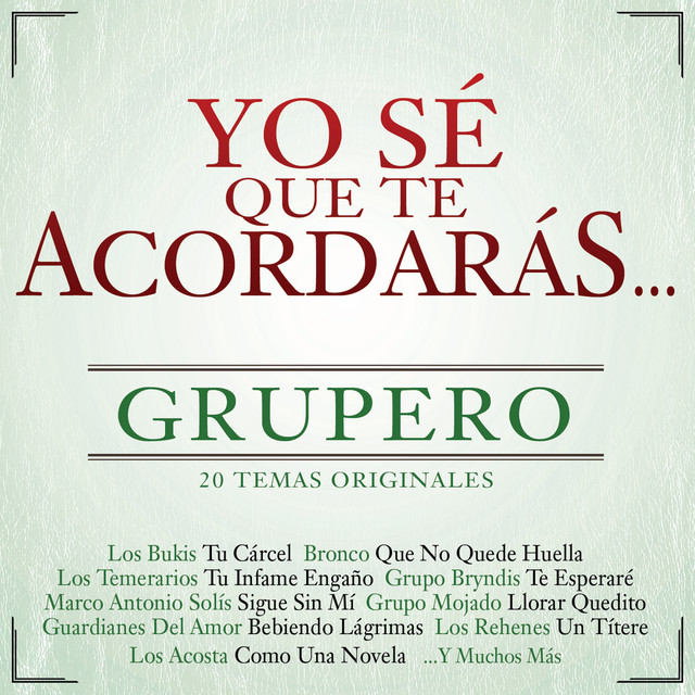 Yo Sé Que Te Acordarás Grupero
